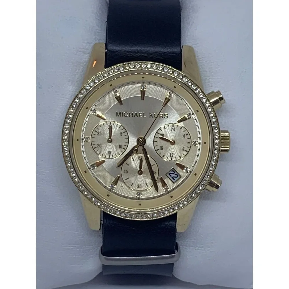 Fossil C141015 Jacqueline Women's Black Leather Analog Dial Quartz Watch E326